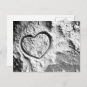 Herz Postkarte (Vorne/Hinten)