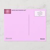 Herz Postkarte (Rückseite)