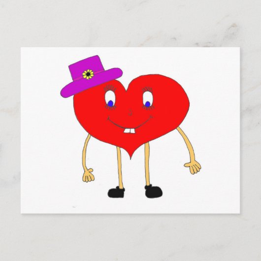 herz postkarte (Vorderseite)