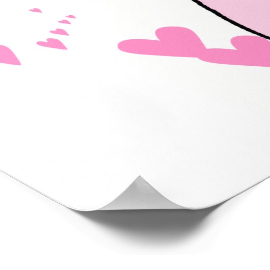 Herz Princess Poster (Ecke)