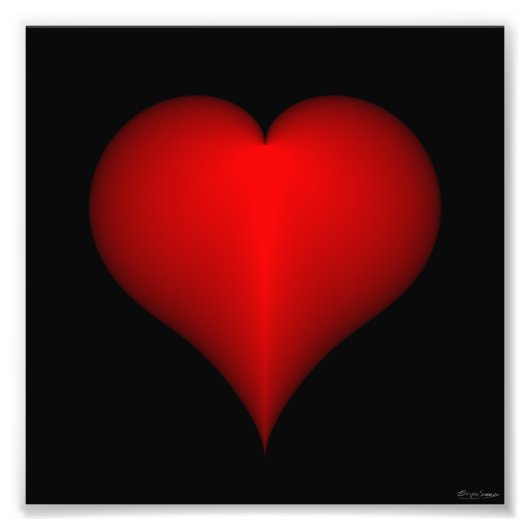 Herz Print Fotodruck (Vorne)