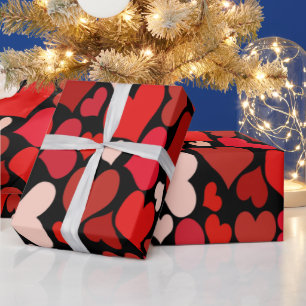 Herz Print Geschenkpapier