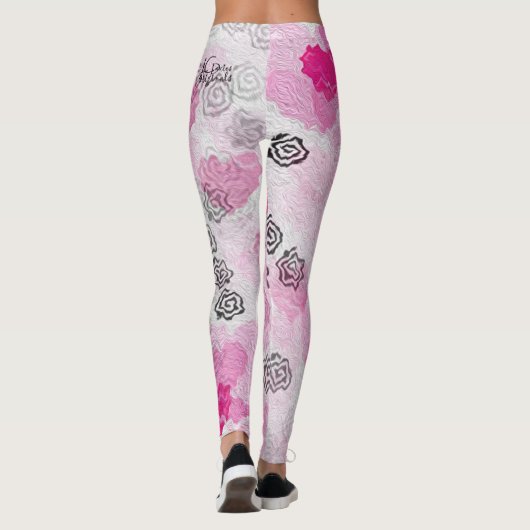 Herz Print Leggings (Rückseite)