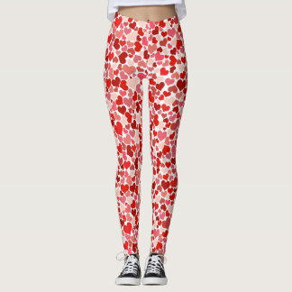 Herz Print Leggings