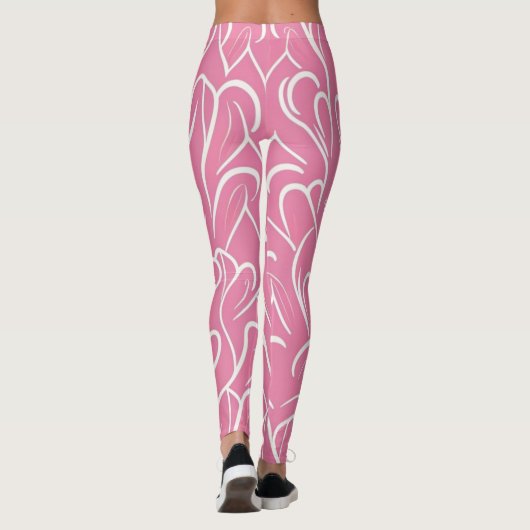 Herz Print Leggings (Rückseite)