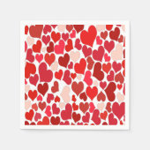 Herz Print Serviette (Vorderseite)