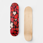 Herz Print Skateboard (Vorderseite)