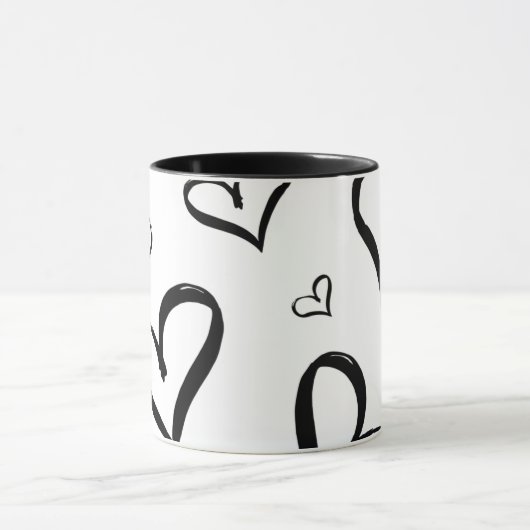 Herz Print Tasse (Zentrum)