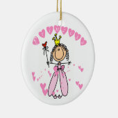 Herz-Prinzessin Keramik Ornament (Rechts)