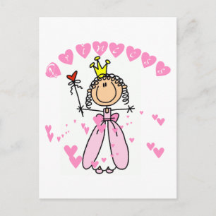 Herz Prinzessin Tshirts und Geschenke Postkarte