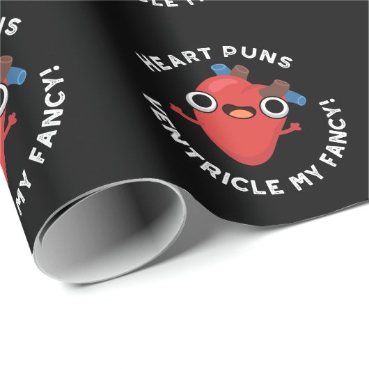 Herz Puns Ventricle Meine Extravagante Anatomie Pu Geschenkpapier (Rolleneckpunkt)