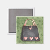 Herz Purse Magnet (Vorderseite/Rückseite)