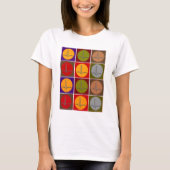 Herz-QRS Pop-Kunst T-Shirt (Vorderseite)