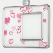 Herz Rahmen-Ornament Silber (Links)