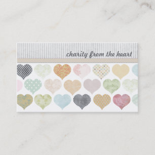 Herz rangiert Visitenkarten aus Visitenkarte