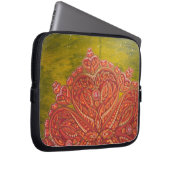 "Herz-Raum-" Laptop-Kasten (gemalt an brennendem Laptopschutzhülle (Vorne Rechts)