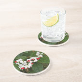 Herz-Rebe-Sandstein-Getränk-Untersetzer Untersetzer (Seite)