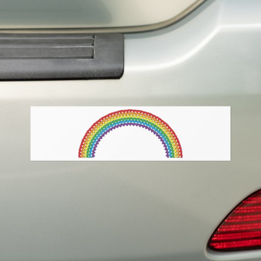 Herz-Regenbogen Autoaufkleber (Auf Auto)
