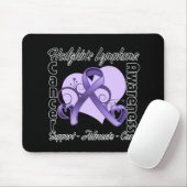 Herz Ribbon - Hodgkins Lymphom Bewusstsein Mousepad (Mit Mouse)