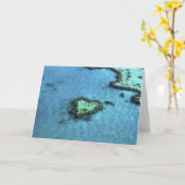 Herz-Riff - Australien Karte (Gelbe Blume)