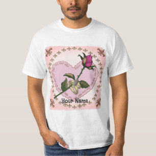 Herz Ringe Rose  T-Shirt