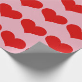 Herz - Roll Gift Wrap Paper Matte Valentinstag Geschenkpapier (Ecke)