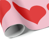 Herz - Roll Gift Wrap Paper Matte Valentinstag Geschenkpapier (Rolleneckpunkt)