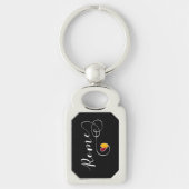 Herz Rom Keyring, Italien, Italien Schlüsselanhänger (Vorderseite)