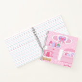 Herz Room Spiral Editor Notizblock (Innenseite)