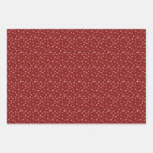 Herz - Rosa am dunklen Roten Ombre Geschenkpapier Set (Vorderseite 2)