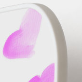 Herz-rosa-Muster Pickleball Schläger (Linke Seite)