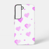 Herz-rosa-Muster Samsung Galaxy Hülle (Rückseite)