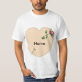 Herz-Rose-T - Shirt (Vorderseite)