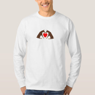 Herz-Rot-Dobermann T-Shirt