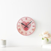 Herz Runde Wanduhr (Zuhause)