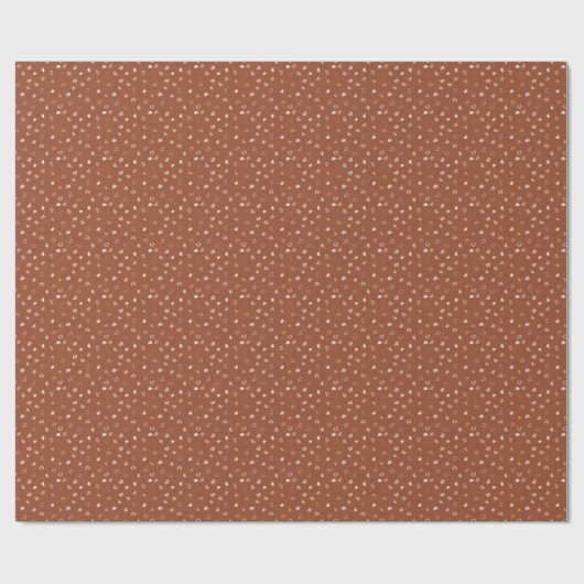 Herz-Rustikal Brown-Valentine für Ihm oder Hochzei Geschenkpapier (Flach)