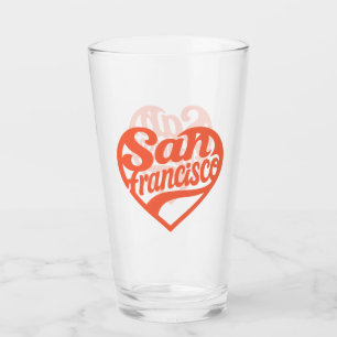 Herz San Francisco Glas