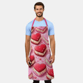 Herz-Sandwich Schürze (Getragen)