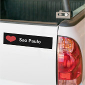 Herz Sao-Paulo Autoaufkleber (Auf Lkw)