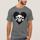 Herz-Schädel T-Shirt (Vorderseite)