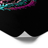 Herz-Schildkelett Hand - Spooky Skeleton Hallowon Poster (Ecke)