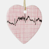 Herz-Schlag III Keramik Ornament (Rechts)