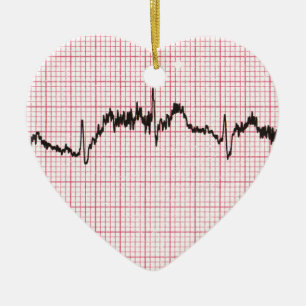 Herz-Schlag III Keramik Ornament