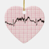 Herz-Schlag III Keramik Ornament (Hinten)