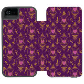 Herz-Schlüssel-Muster Incipio iPhone Geldbeutel-Hülle (Folio Geöffnet)