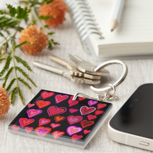 Herz Schlüsselanhänger (Vorderseite rechts)