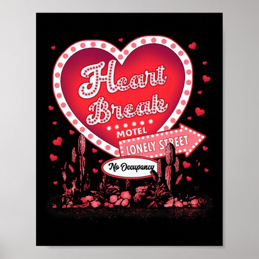 Herz-Schmerz-Valentinstag Poster (Vorne)