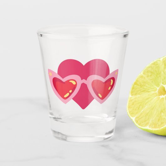 Herz Schnapsglas (Vorderseite)