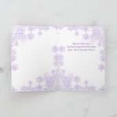 Herz & Schnee Karte (Innenseite)