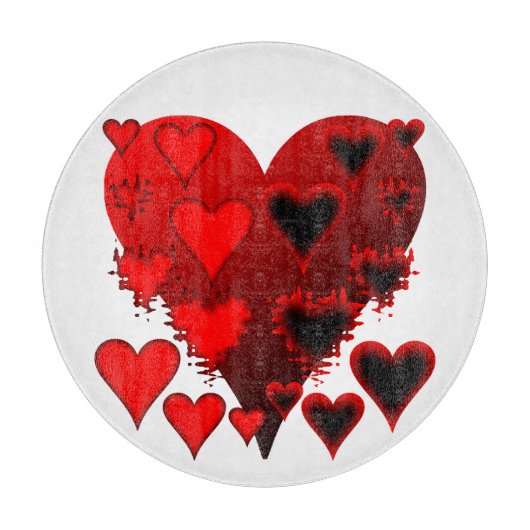 Herz Schneidebrett (Vorderseite)